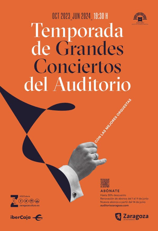 Avance de la nueva temporada de Grandes Conciertos 2023 – 2024 del Auditorio de Zaragoza