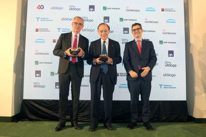 Gregorio Marañón y Jean Pierre Clamadieu recogen el Prix Diálogo 2023 otorgado al Teatro Real y la OnP Entrega de premios 20º Prix Diálogo