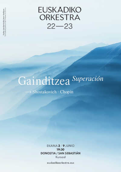 Robert Treviño y Euskadiko Orkestra encumbran su Temporada de Conciertos con el programa «Superación» Robert Treviño y Euskadiko Orkestra encumbran su Temporada de Conciertos con el programa «Superación»
