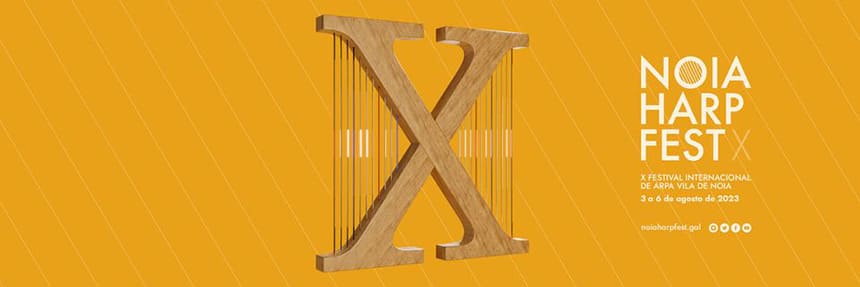 Noia Harp Fest, el único festival del noroeste peninsular dedicado al arpa presenta su 10º edición
