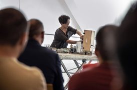 El artista de sonido Marti Guillem