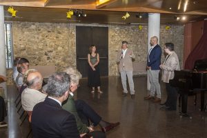 Inauguración de La lingua del corpo