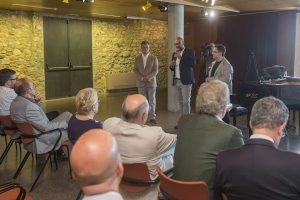 Inauguración de La lingua del corpo