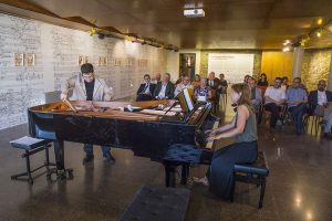 Inauguración de La lingua del corpo