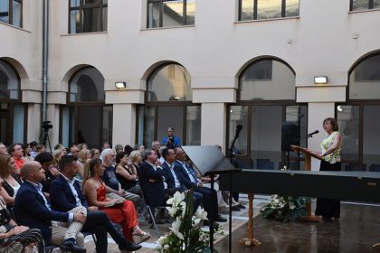 Cándida Martínez, inaugurando el festival