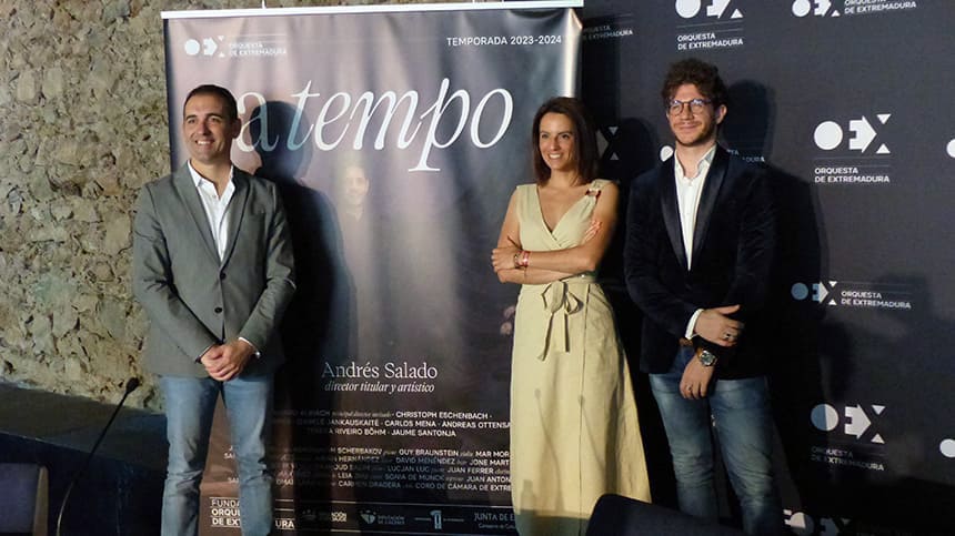 La Orquesta de Extremadura presenta su temporada 2023-2024