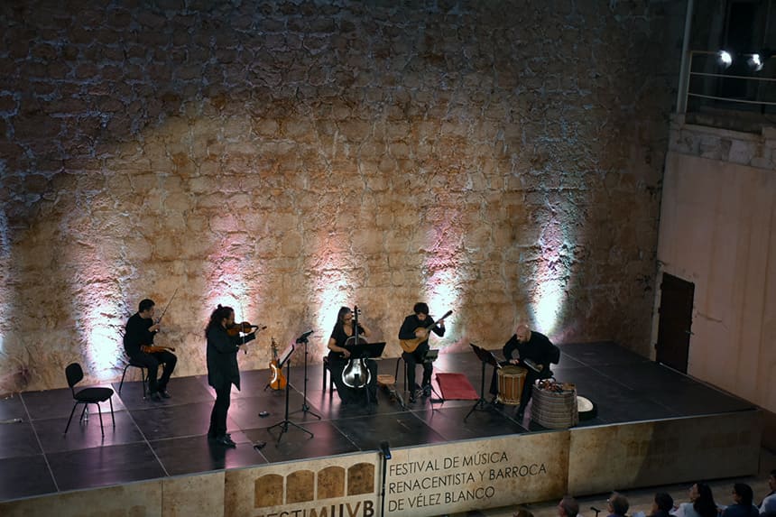 Farinelli se asoma al Festival de Música Renacentista y Barroca de Vélez Blanco a través del violín de Jorge Jiménez