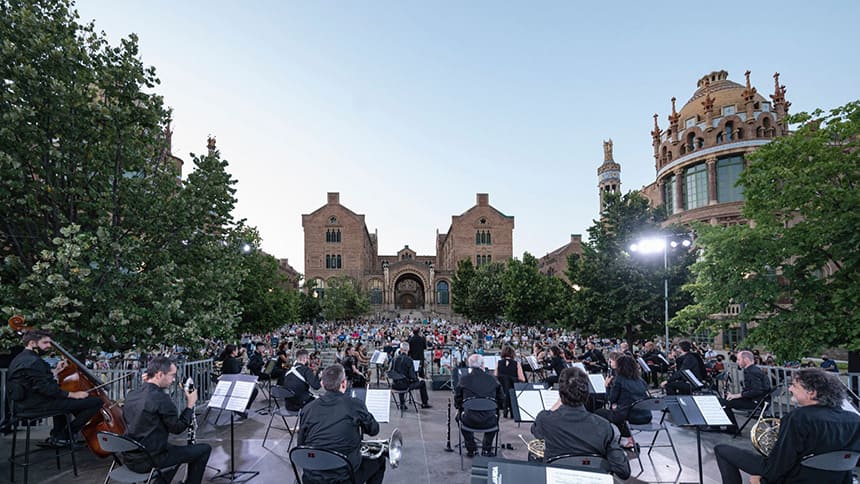La Banda Municipal de Barcelona ofrece dos conciertos gratuitos en el Sant Pau