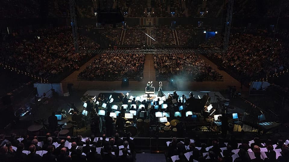 La Sociedad Coral de Bilbao celebra Kantuz kantu – Zubiz zubi dentro de Aste Nagusia