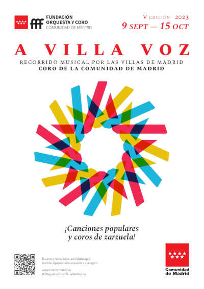 Primeros conciertos corales del Ciclo «A Villa Voz» 2023 de la ORCAM en Manzanares del Real y Chinchón
