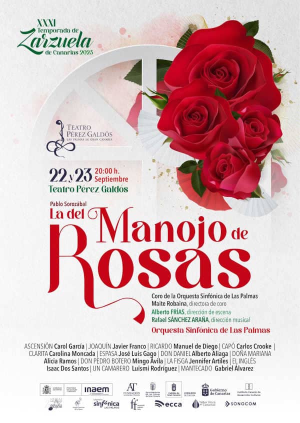 Carol García y Javier Franco protagonizan «La del manojo de Rosas», primer título de la temporada de zarzuela