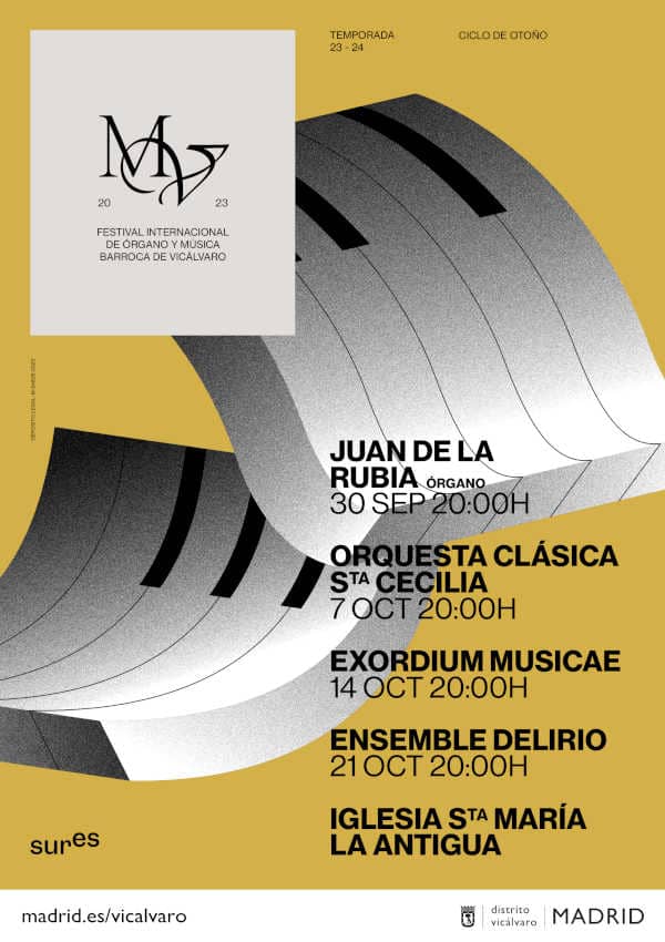 El Festival Internacional de Órgano y Música Barroca de Vicálvaro inicia nueva temporada con Juan de la Rubia