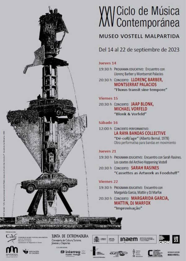 Aniversario de vanguardia sonora con el Ciclo de Música Contemporánea del Museo Vostell Malpartida y CNDM
