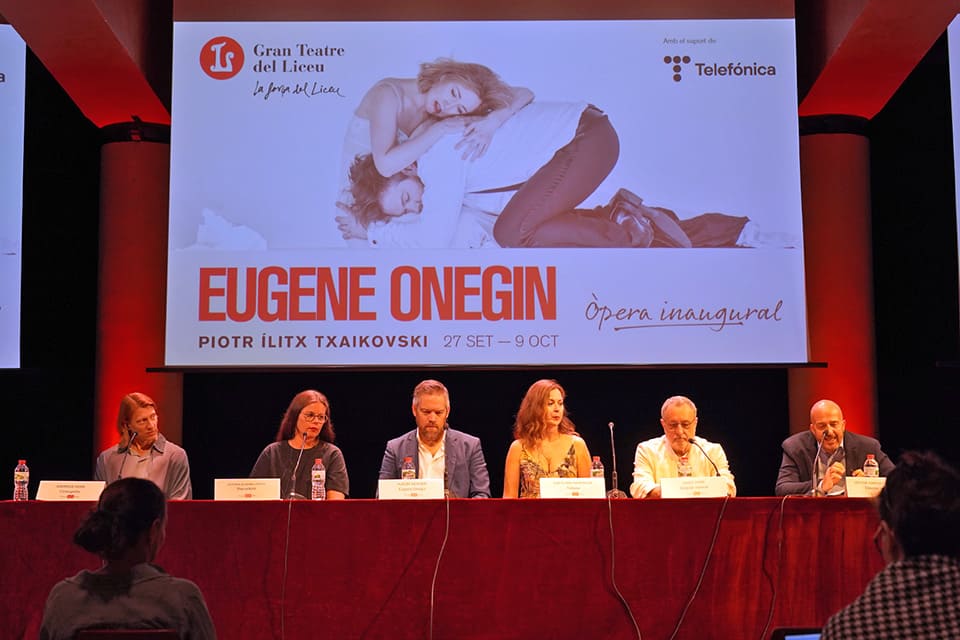«Eugene Onegin», de Piotr Ilich Chaikosvski, inaugura la temporada 23/24 del Gran Teatre del Liceu «Eugene Onegin», de Piotr Ilich Chaikosvski, inaugura la temporada 23/24 del Gran Teatre del Liceu