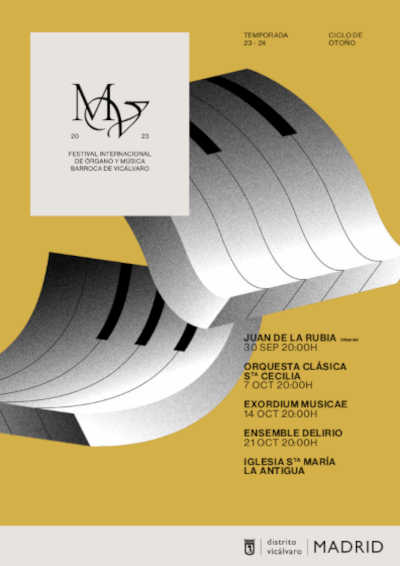 El Festival Internacional de Órgano y Música Barroca de Vicálvaro inicia nueva temporada con Juan de la Rubia