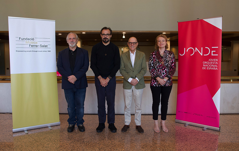 Joven Orquesta Nacional de España y Fundació de Música Ferrer-Salat se unen para impulsar excelencia musical y artística