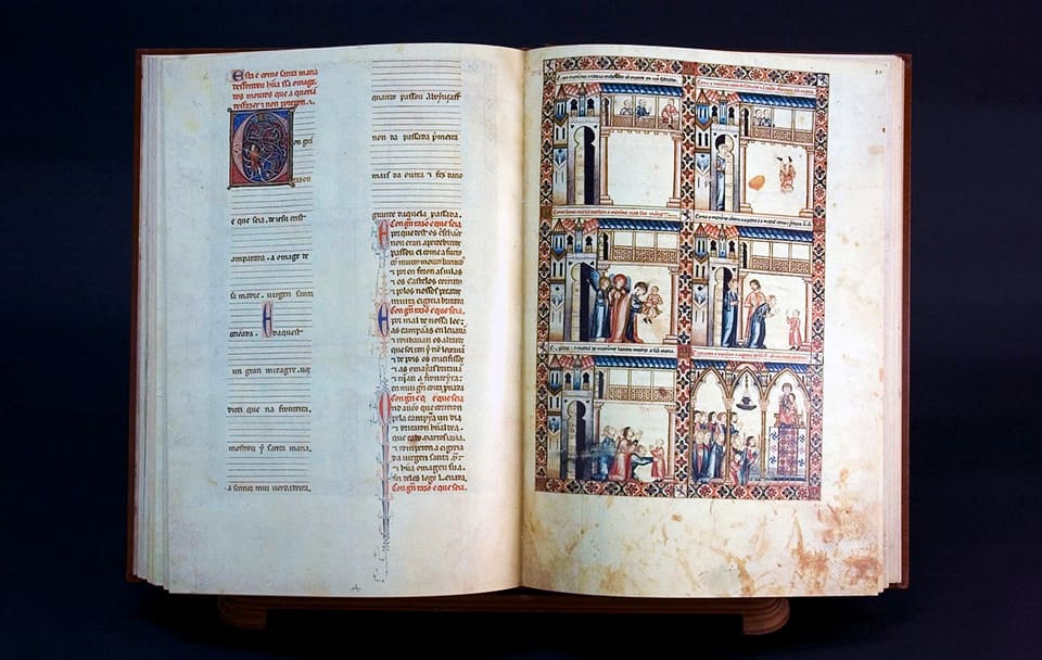 Patrimonio Nacional participa en la nueva exposición del Museo del Prado con las Cantigas de Alfonso X el Sabio
