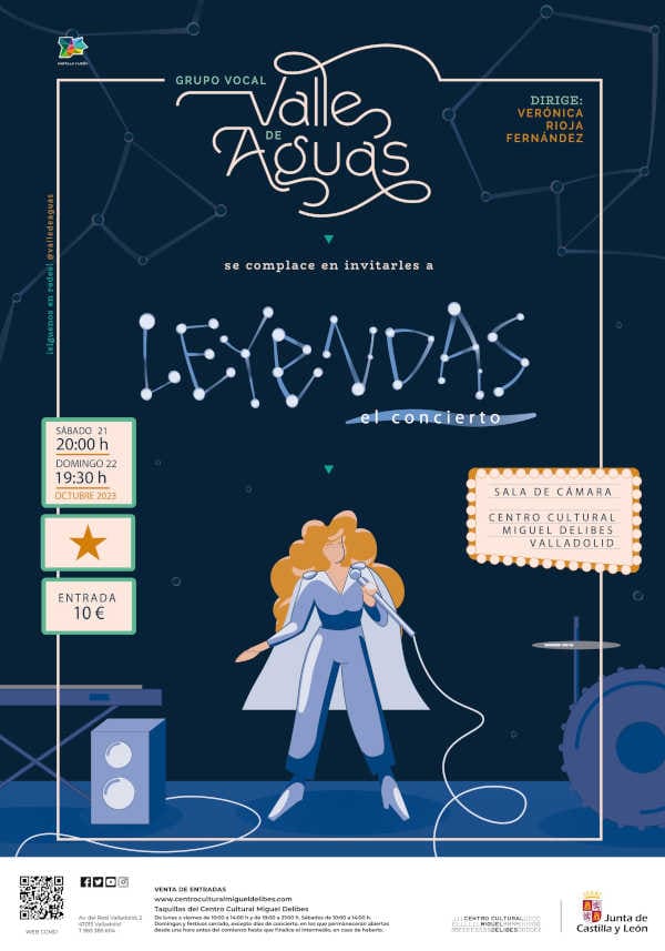 El Centro Cultural Miguel Delibes acoge este fin de semana un doble concierto del grupo vocal «Valle de Aguas»