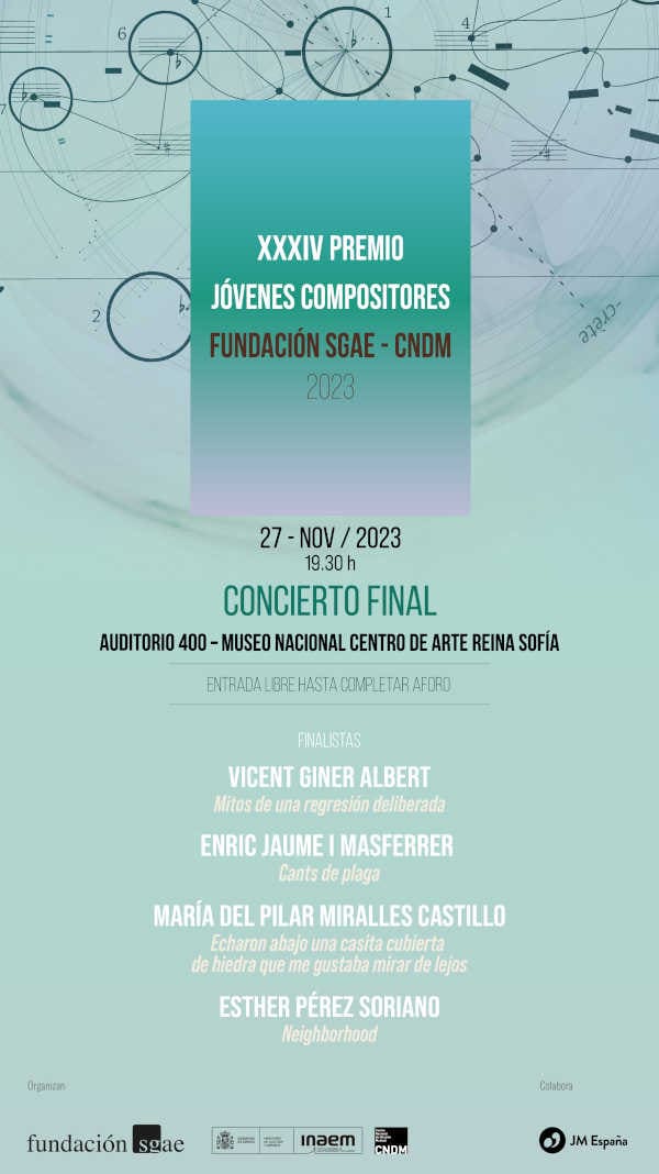 Pilar Miralles gana el 34º Premio Jóvenes Compositores Fundación SGAE – CNDM 2023