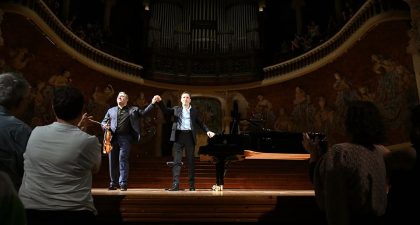 Gran inicio de temporada con un Palau entregado a una figura legendaria del violín
