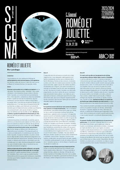 ABAO Bilbao Opera reúne a Javier Camarena y Nadine Sierra para protagonizar Roméo et Juliette