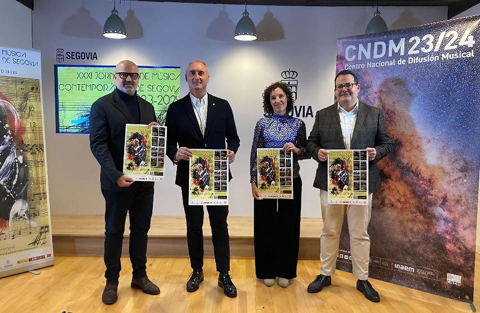 El CNDM y la Fundación Don Juan de Borbón presentan la XXXI edición de las Jornadas de Música Contemporánea de Segovia
