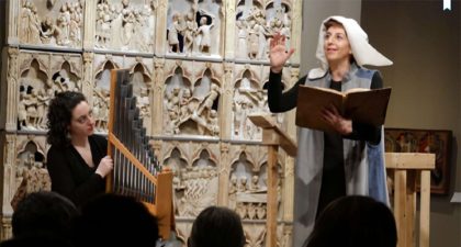 Teatro y música en torno a la vida de la mística Marguerite Porete en el CIMMedieval