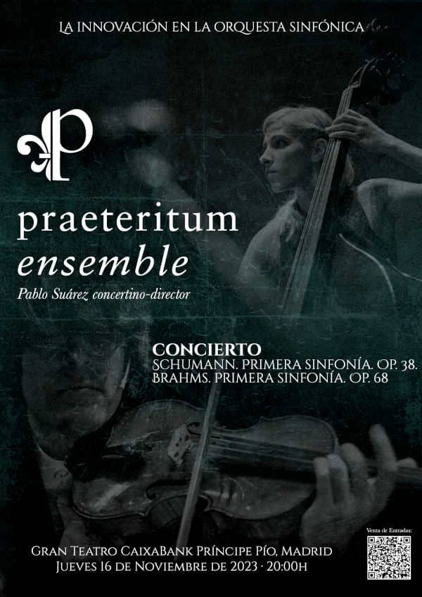 El Ensemble Praeteritum se convierte en orquesta de 43 músicos en el Gran Teatro Caixabank Príncipe Pío de Madrid