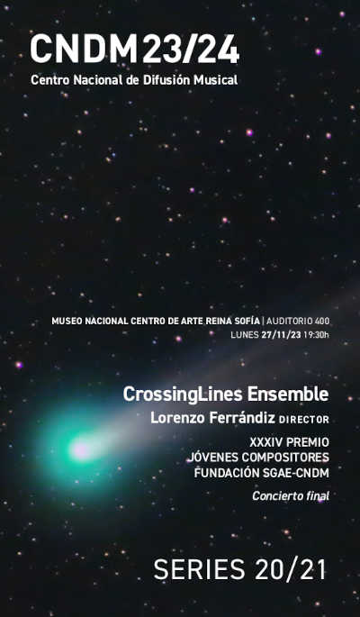 La Fundación SGAE y el CNDM celebran el concierto final del 34º Premio Jóvenes Compositores