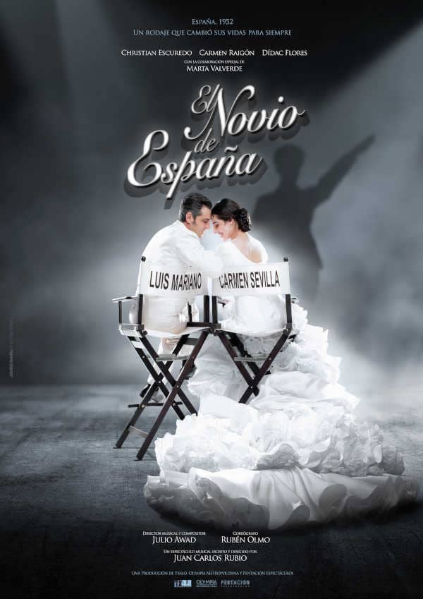 El novio de España, un musical que habla del exilio a través de la relación de Carmen Sevilla y Luis Mariano El novio de España, un musical que habla del exilio a través de la relación de Carmen Sevilla y Luis Mariano