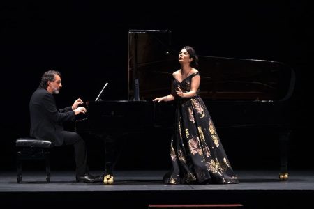 El pianista Domenico Codispoti y la soprano Francesca Aspromonte