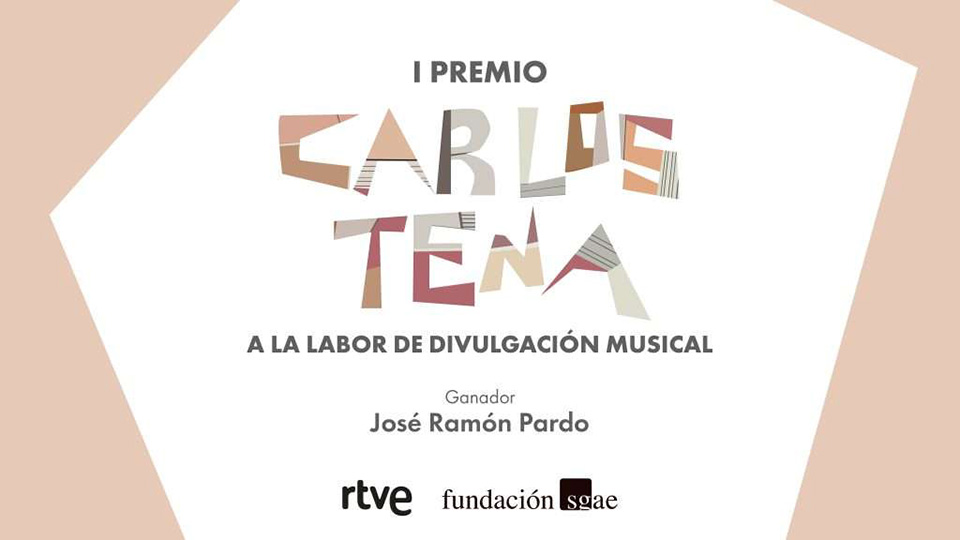 Por reconocer su amplia labor, José Ramón Pardo, gana el Premio Carlos Tena a la divulgación musical Por reconocer su amplia labor, José Ramón Pardo, gana el Premio Carlos Tena a la divulgación musical