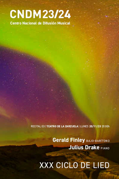 Gerald Finley en el Ciclo de Lied del CNDM en el Teatro de la Zarzuela con Schwanengesang de Schubert
