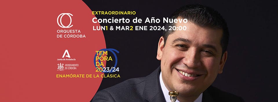 La Orquesta de Córdoba dará la bienvenida al Año Nuevo con Pacho Flores, Leo Rondón y el Manuel Hernández-Silva