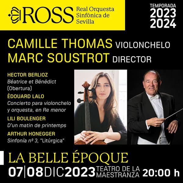 Camille Thomas, la chelista viral de las azoteas de París en concierto con la ROSS