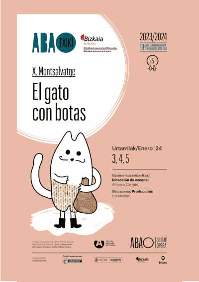 ABAO Txiki presenta «El gato con botas», ópera familiar llena de colorido y diversión