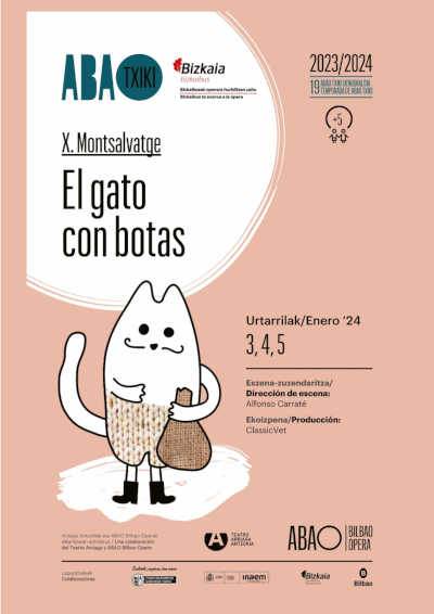 ABAO Txiki presenta «El gato con botas», ópera familiar llena de colorido y diversión