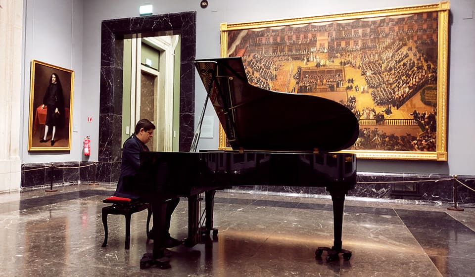 El Museo del Prado acoge la presentación de «Goyescas», el nuevo álbum de Javier Perianes