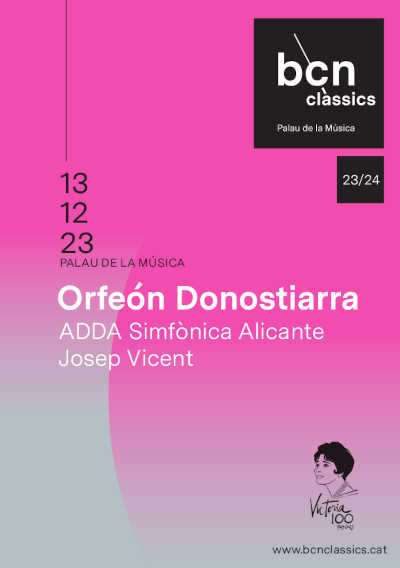 BCN Clàssics acaba el año con dos grandes conciertos junto a ADDA Sinfónica y el Orfeón Donostiarra