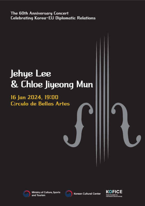 El dúo surcoreano, la pianista Chloe Jiyeong Mun y la violinista Jehye Lee, actuará en el Círculo de Bellas Artes de Madrid