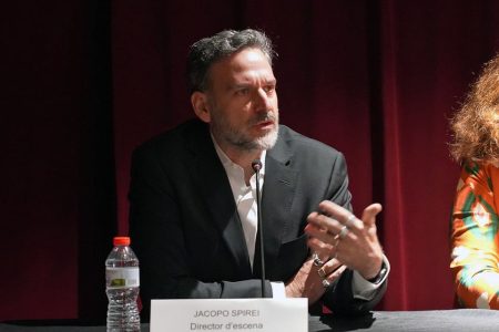 El drama verdiano «Un ballo in maschera» llena de misterio el Liceu con la dirección del maestro Frizza Rueda de prensa de Un ballo in maschera