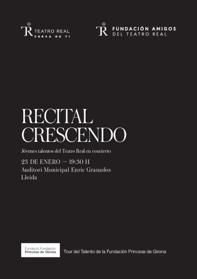 Jóvenes artistas del programa Crescendo participarán en el Tour del Talento 2024