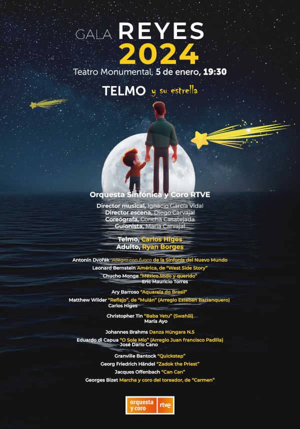 La Orquesta Sinfónica y Coro RTVE ofrece un viaje musical mágico en la Gala de Reyes 2024