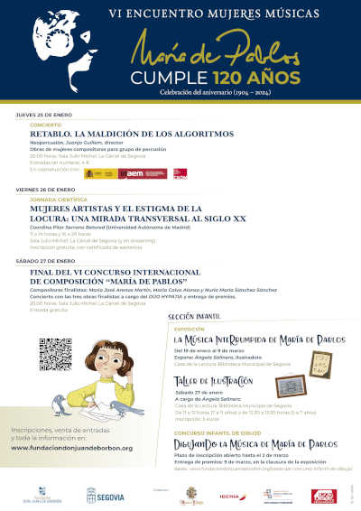 El 120 aniversario del nacimiento de María de Pablos, eje del VI Encuentro Mujeres Músicas «María de Pablos»