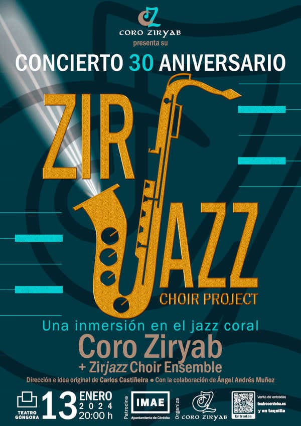 El Coro Ziryab celebra el sábado su 30 aniversario en el Teatro Góngora con el espectáculo ZirJazz Choir Project El Coro Ziryab celebra el sábado su 30 aniversario en el Teatro Góngora con el espectáculo ZirJazz Choir Project
