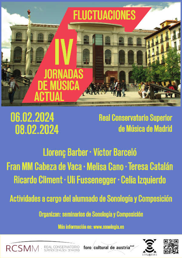 El Real Conservatorio Superior de Música de Madrid celebra sus IV Jornadas de Música Actual