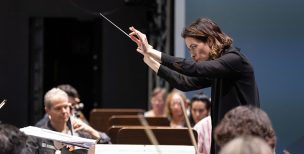 Ensayo con la Sinfónica de Tenerife - © Miguel Barreto
