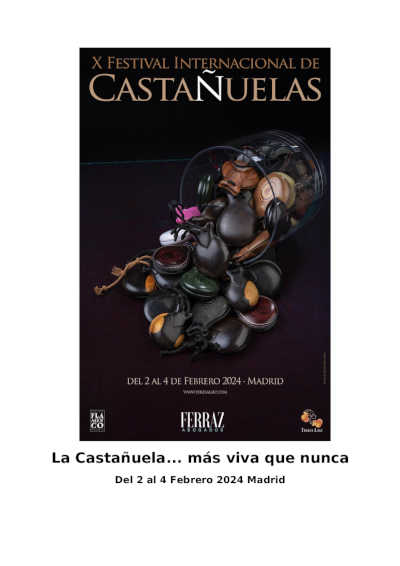 La Castañuela… más viva que nunca en el X Festival Internacional de Castañuelas