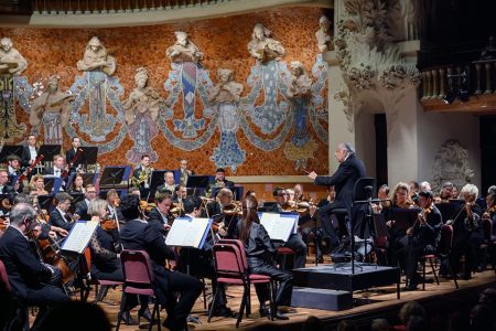 Zubin Mehta en el Palau de la Música Catalana.