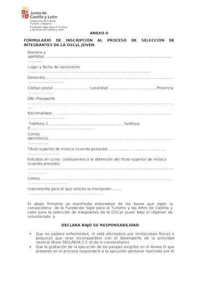 La OSCyL Joven convoca 19 plazas de violín y 3 de viola para la nueva Temporada 2024